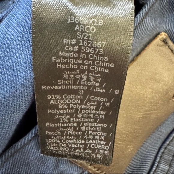 John Varvatos Matchstick Skinny Fit Jeans Denim Ink Blue Pants Trousers Sz 29 - Picture 5 of 15